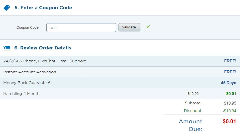 Hostgator 1 Cent